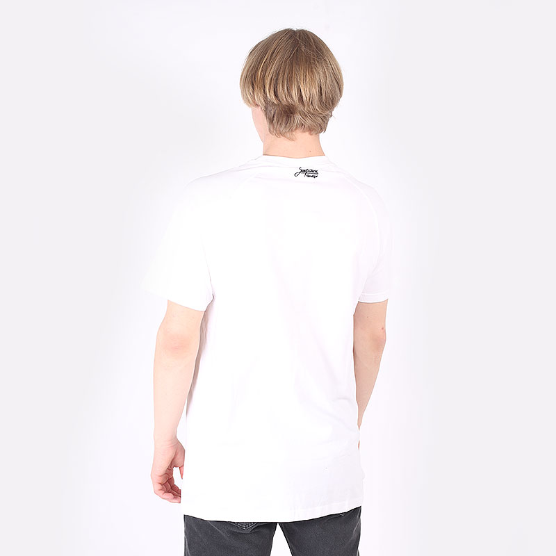 мужская белая футболка Запорожец heritage Лого Zaporojec-snow wht - цена, описание, фото 3